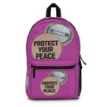 Protect Your Peace Backpack — graphic design & Travel Bag