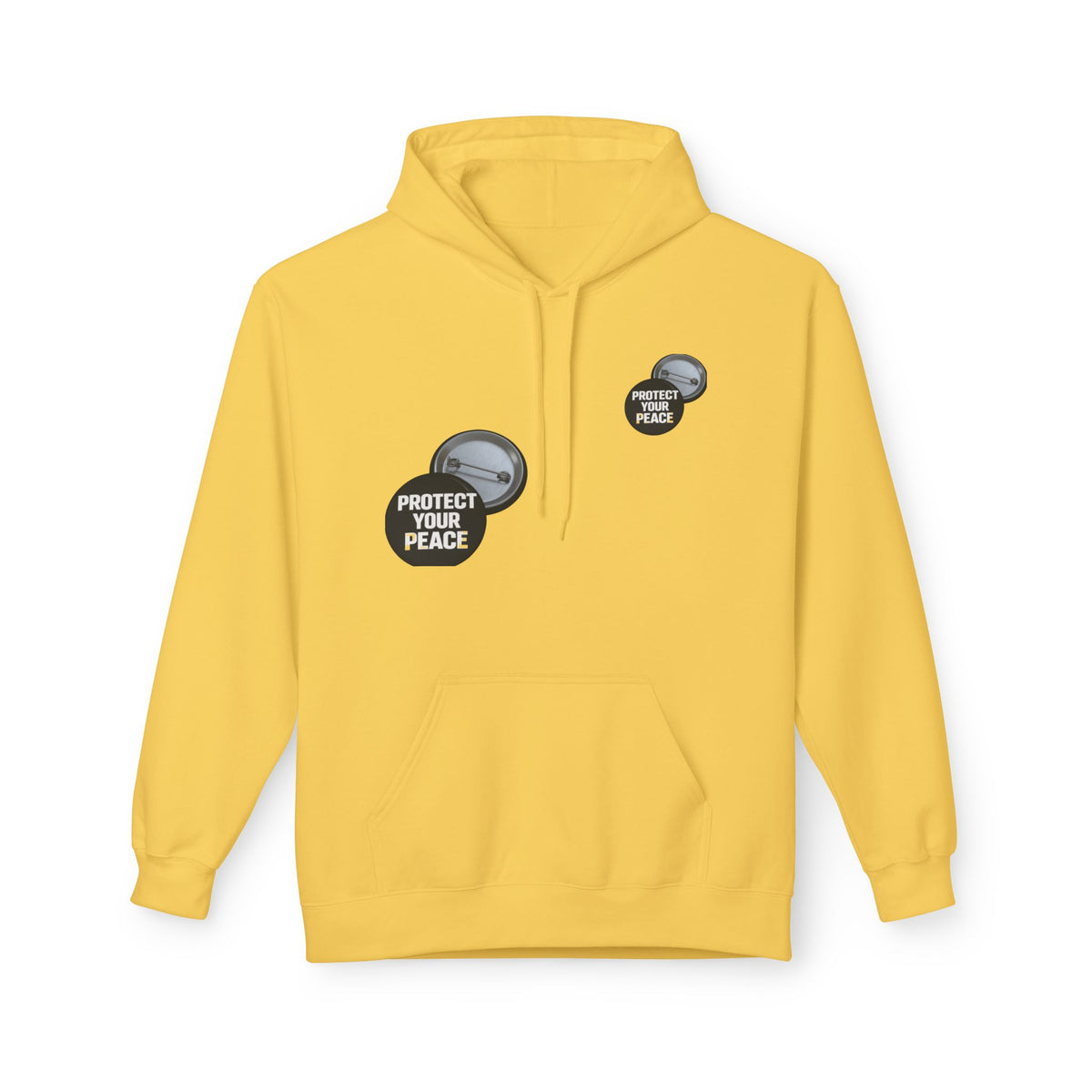 Protect Your Peace Hoodie — Minimal Badge Graphic Pullover