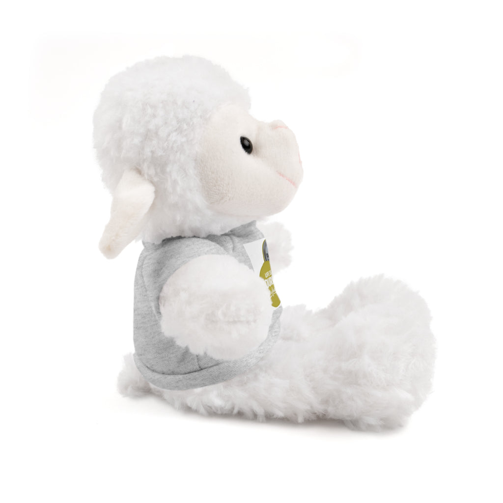 Cute Brown Teddy Bear with 'Life Is a Journey not a finish line.' Tee — Plush Gift for Kids & Travelers
