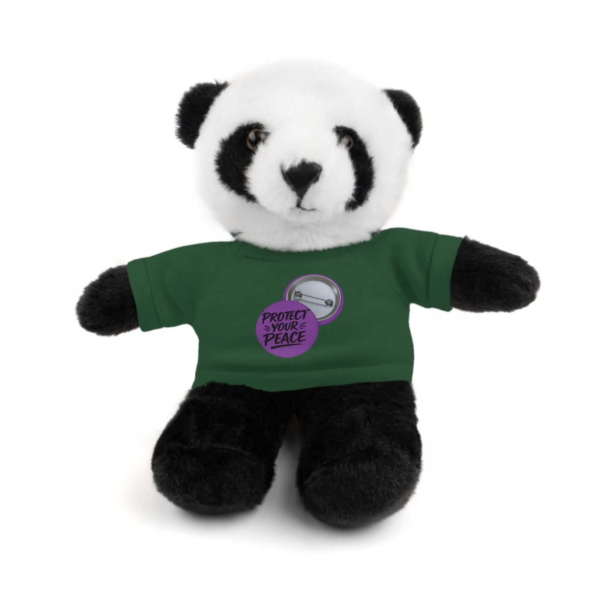 Plush Bear with 'Protect Peace' Tee
