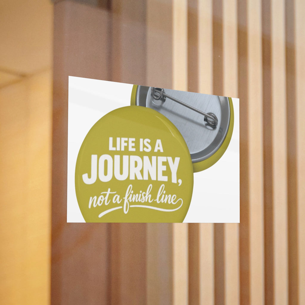 Inspirational 'Life Is A Journey, Not A Finish Line' Sticker