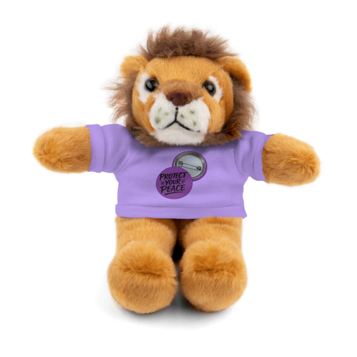 Plush Bear with 'Protect Peace' Tee