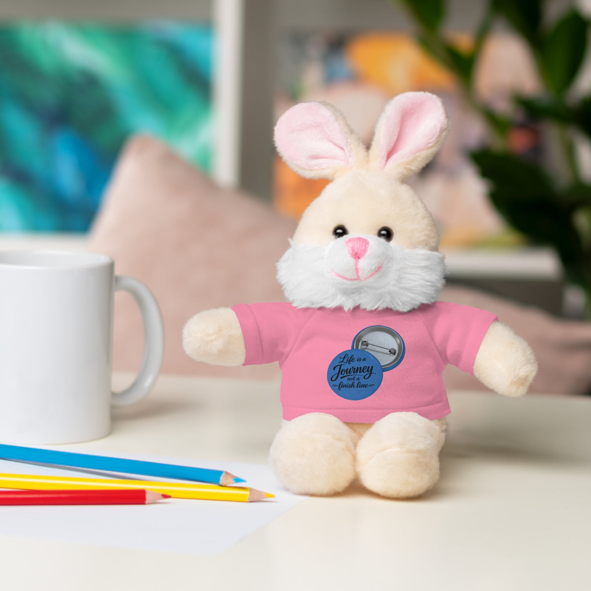 Personalized Teddy Bear with Custom Tee — Cute Plush Gift for Kids & Occasions