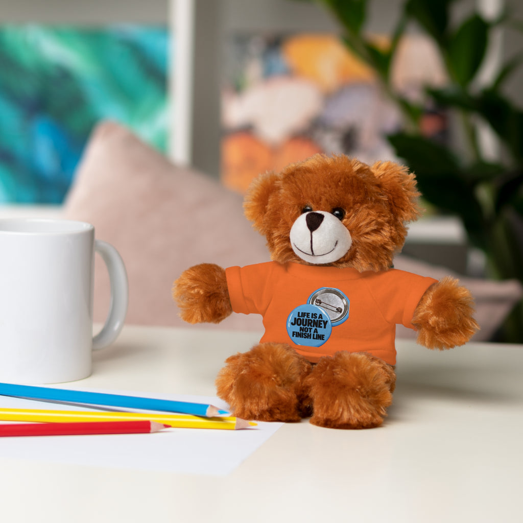 Plush Teddy Bear with Custom Tee — Cute Gift for Kids & Romantic Occasions