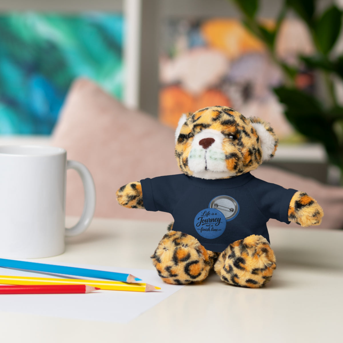 Personalized Teddy Bear with Custom Tee — Cute Plush Gift for Kids & Occasions