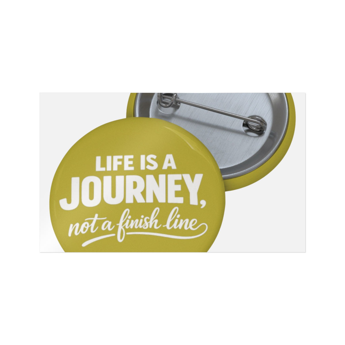 Inspirational 'Life Is A Journey, Not A Finish Line' Sticker