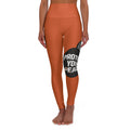Yoga Leggings — "Protect Your Peace" High-Waist Fitness Leggings