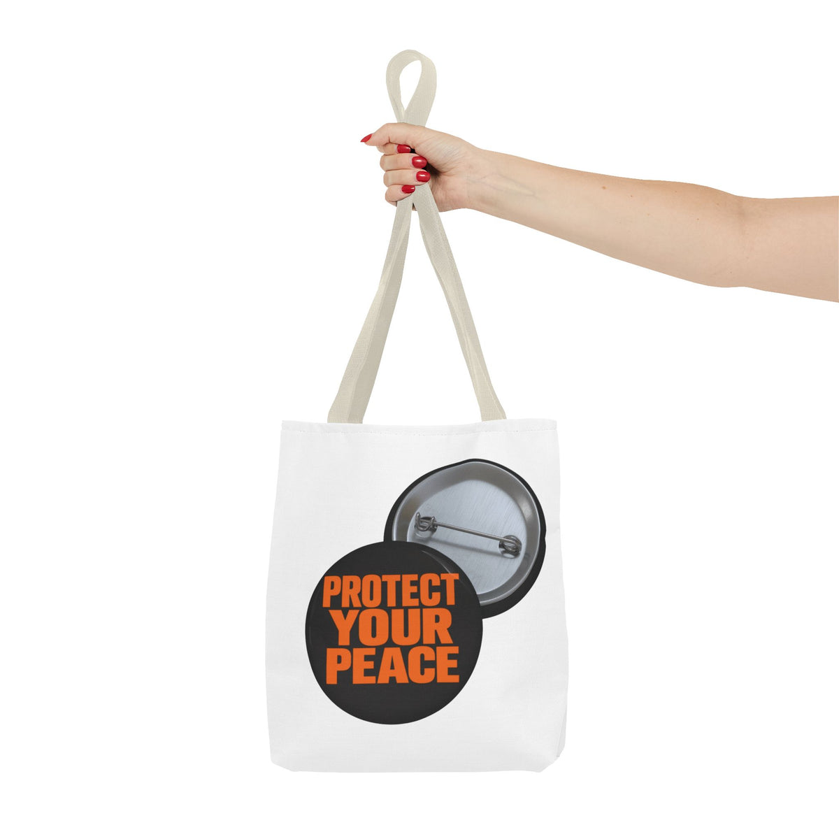 Protect Your Peace graphic design Mental Health Awareness Tote Bag