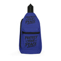 Protect Your Peace Sling Bag – Motivational Crossbody Backpack for Everyday Carry