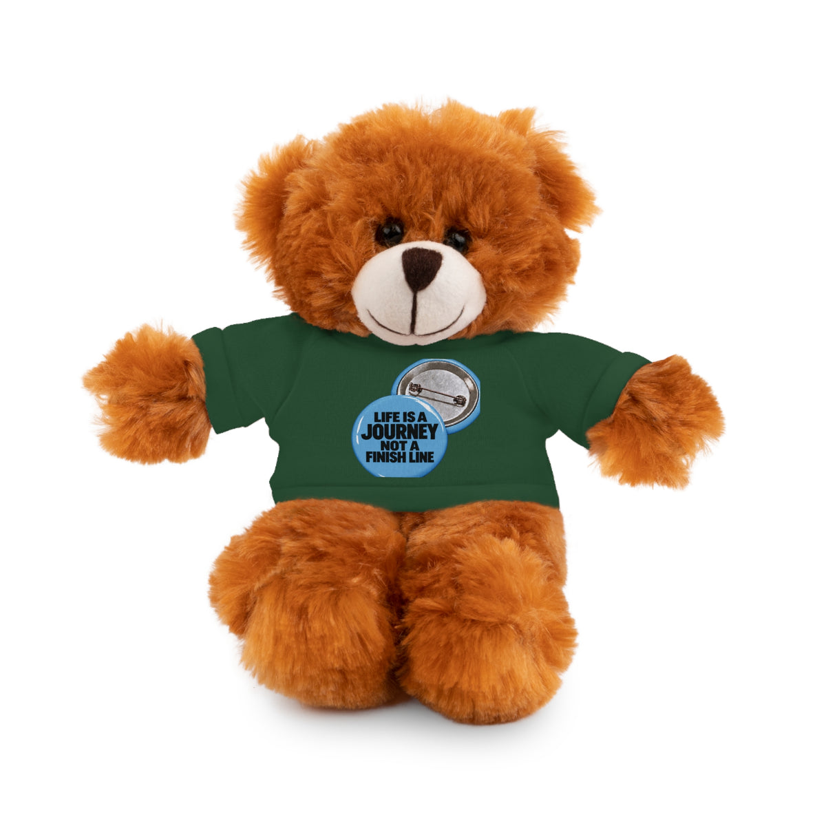 Plush Teddy Bear with Custom Tee — Cute Gift for Kids & Romantic Occasions