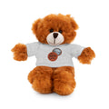 Life is a journey not a finish line. Plush Teddy Bear with Printed Tee — Cute Personalized Gift for Kids & Couples