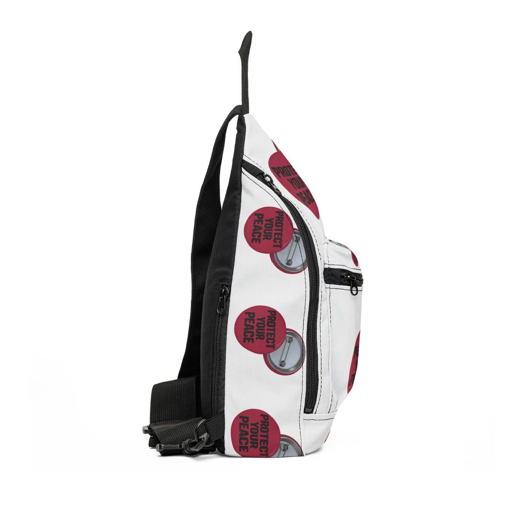 Sling Bag — "Protect Your Peace" Graphic Crossbody Bag