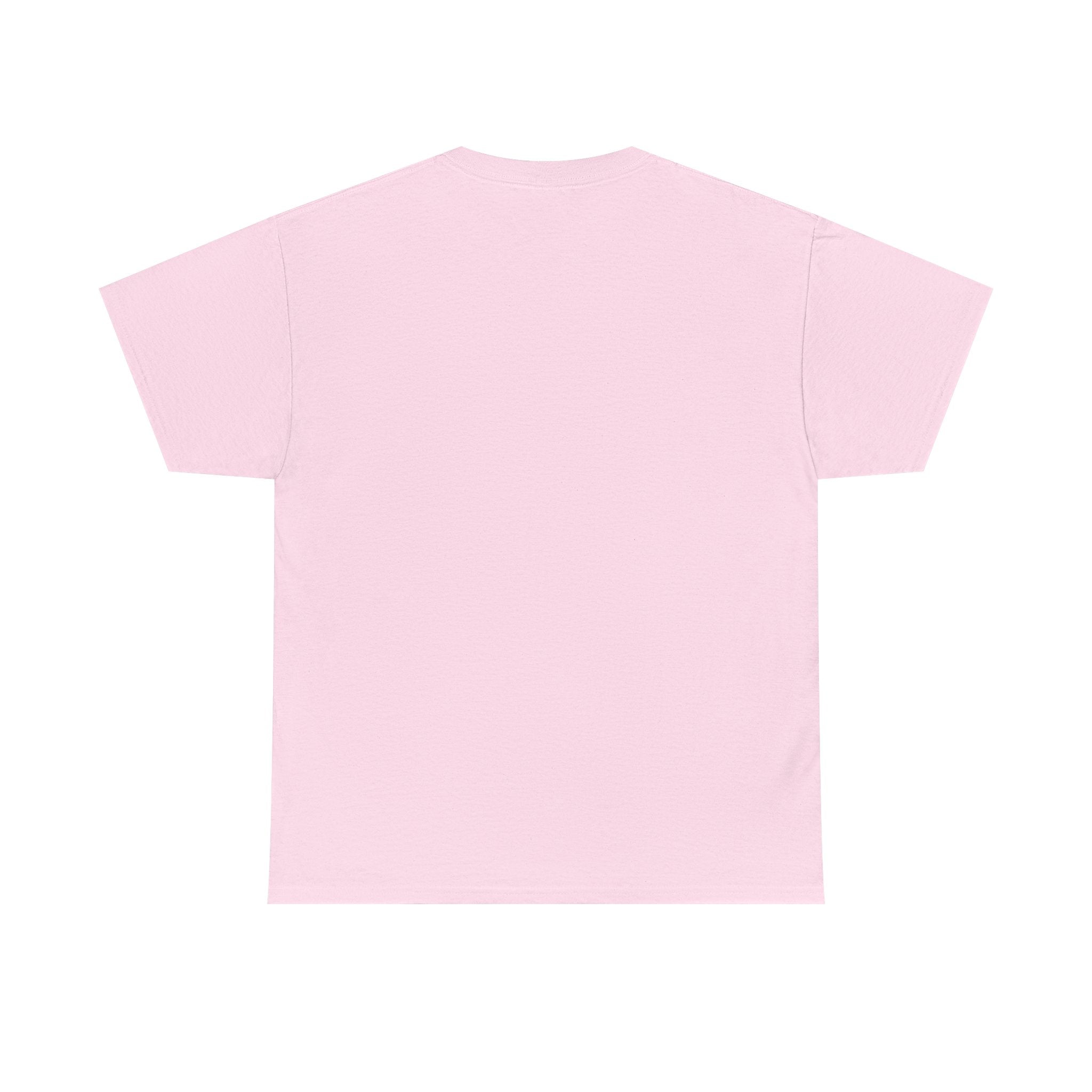 Minimalist White T‑Shirt — Subtle Embossed 'Unisex Heavy Cotton Tee' Design