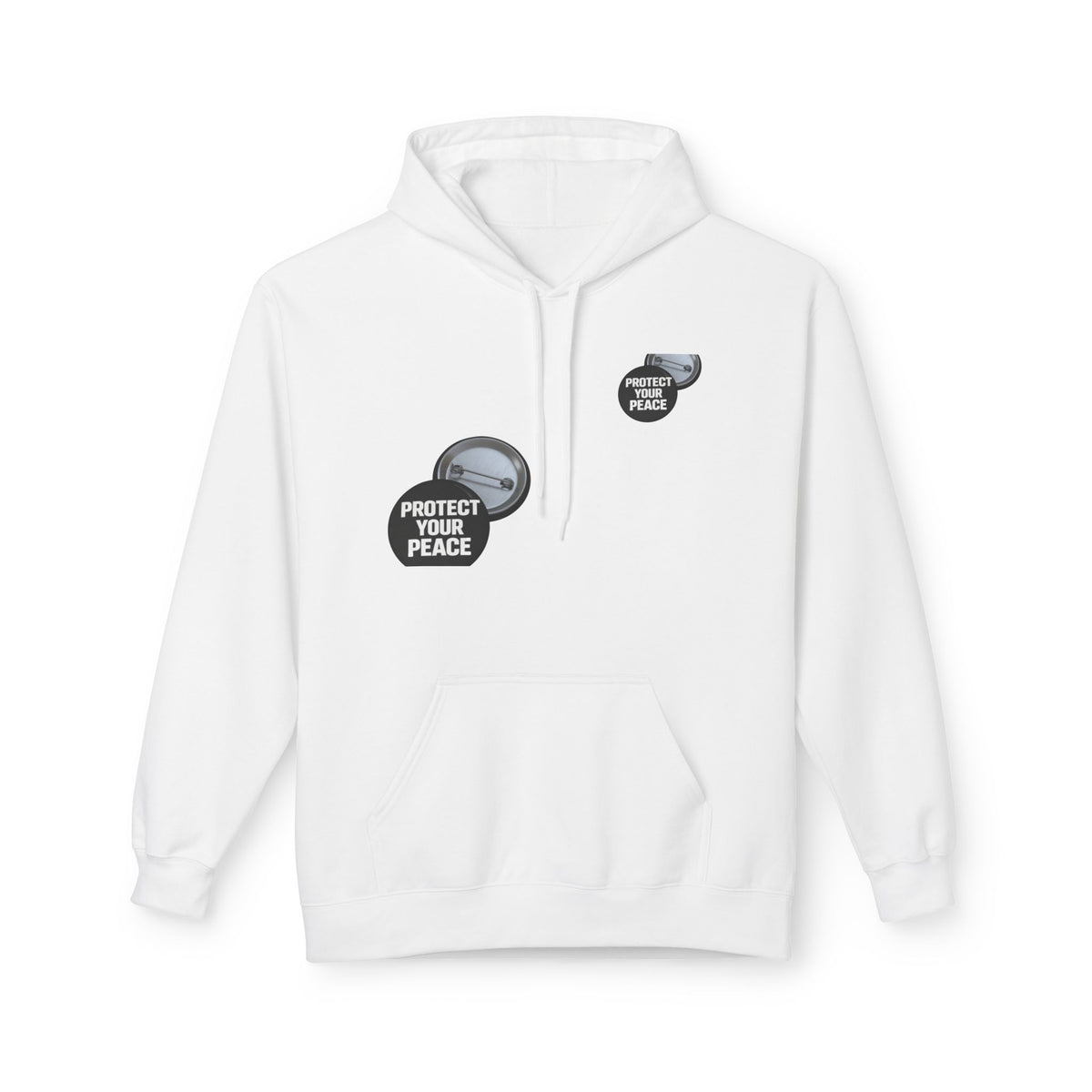 Protect Your Peace Hoodie — Minimal Bubble Logo Relaxed Pullover