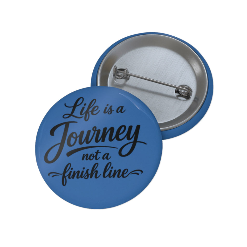 Inspirational Journey Sticker — "Life is a Journey, Not a Finish Line" UV DTF Decal