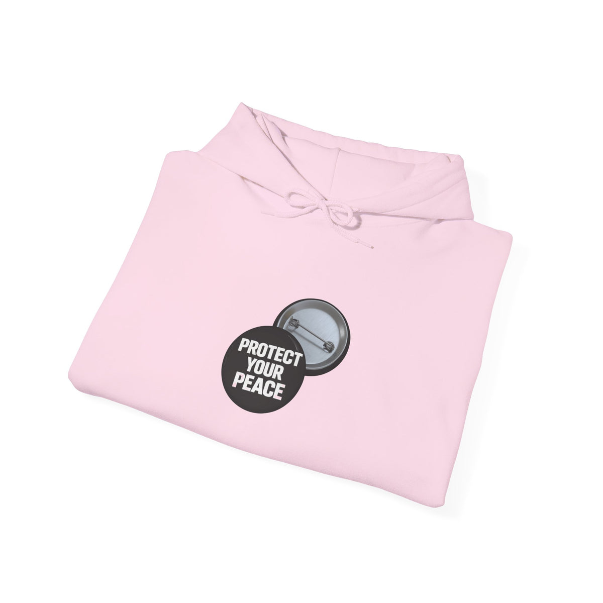 Hoodie  protect your peace  graphic design sleave and chest