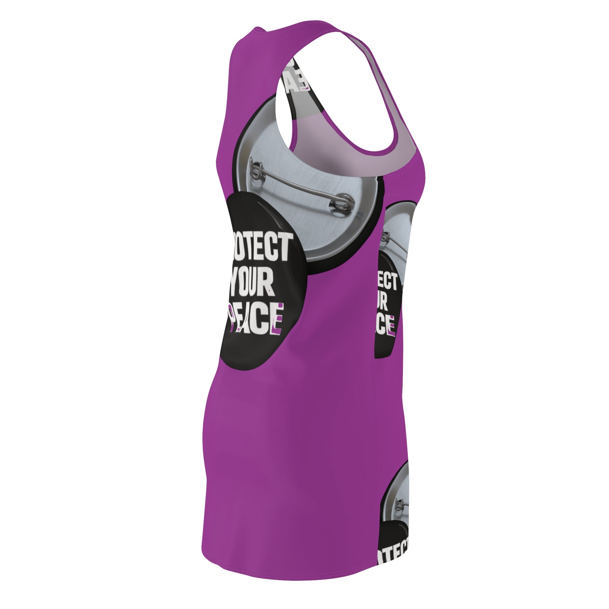 Protect Your Peace Racerback Dress — Women's Graphic AOP