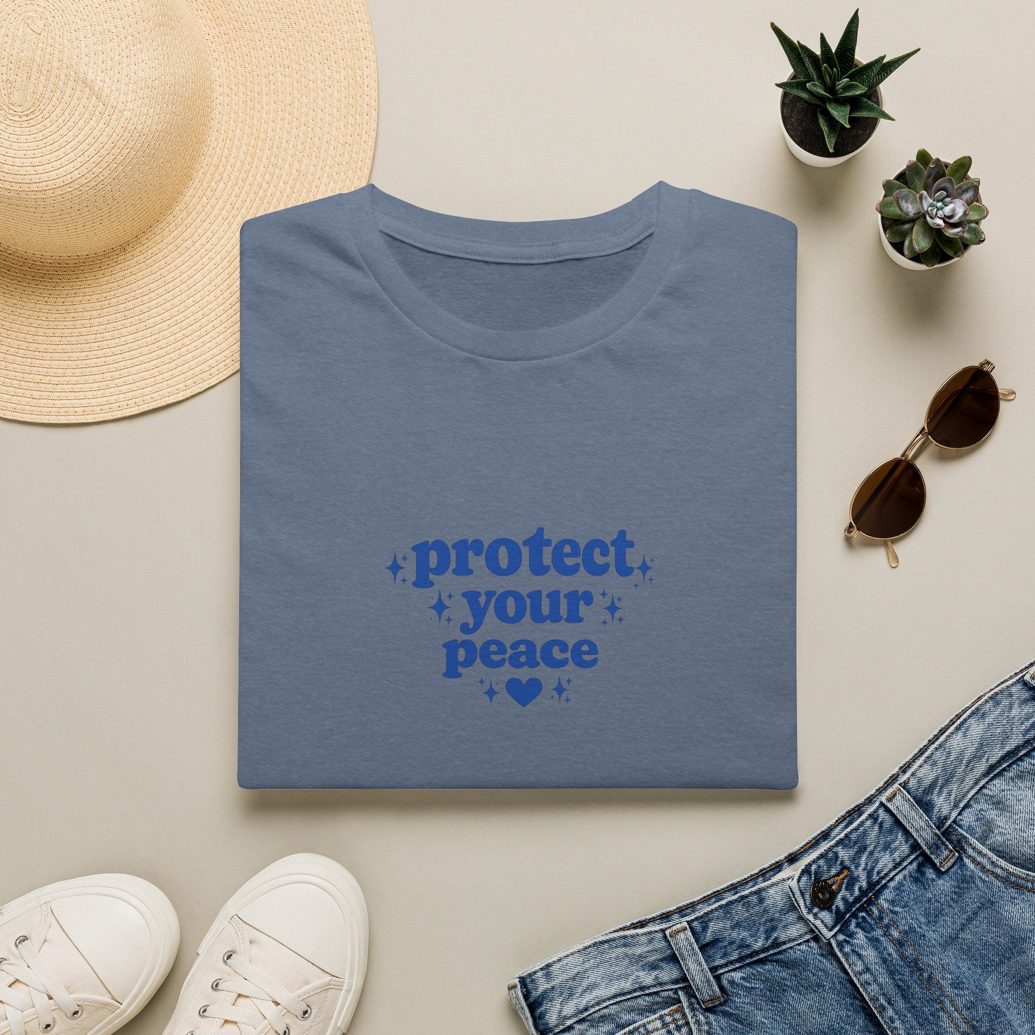 Protect Your Peace T-Shirt — Positive Self-Care Graphic Tee
