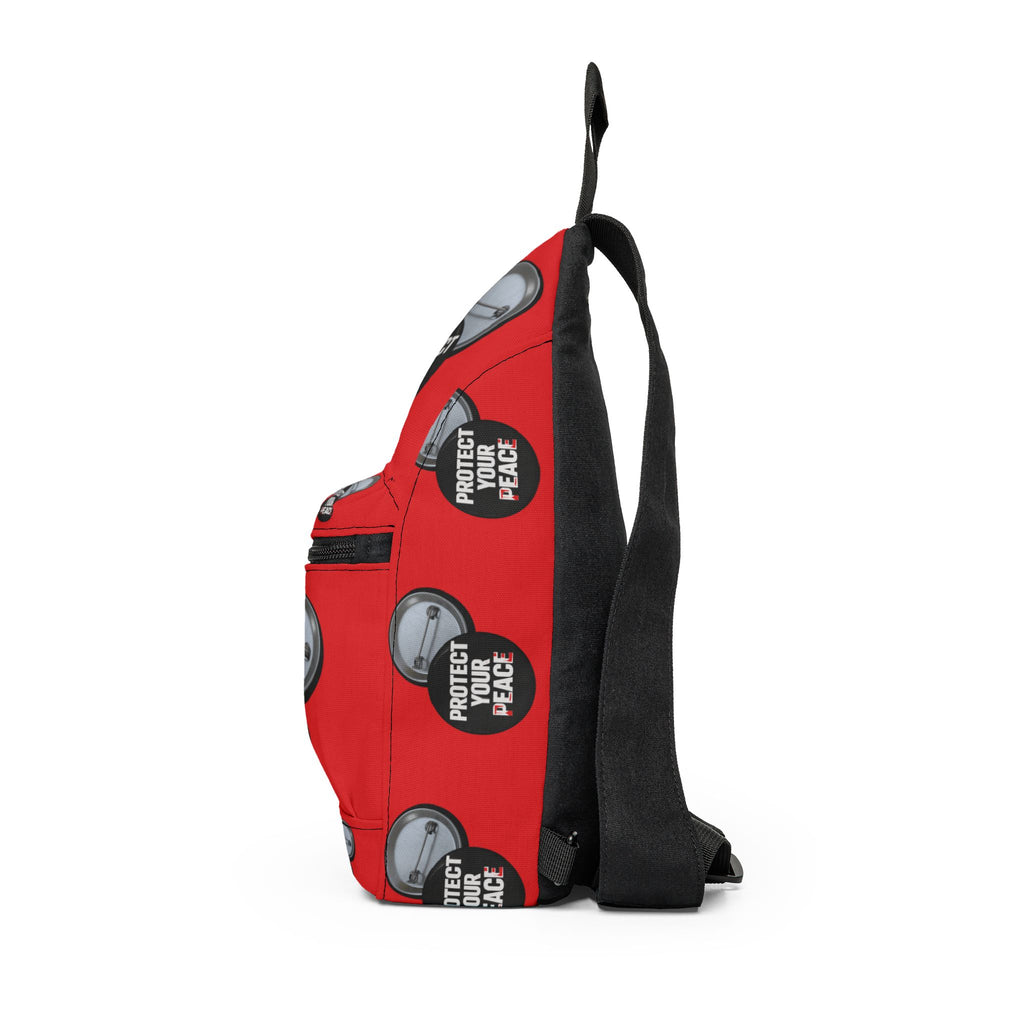 Protect Your Peace Sling Bag – Red Crossbody Anti-Stress Everyday Carry