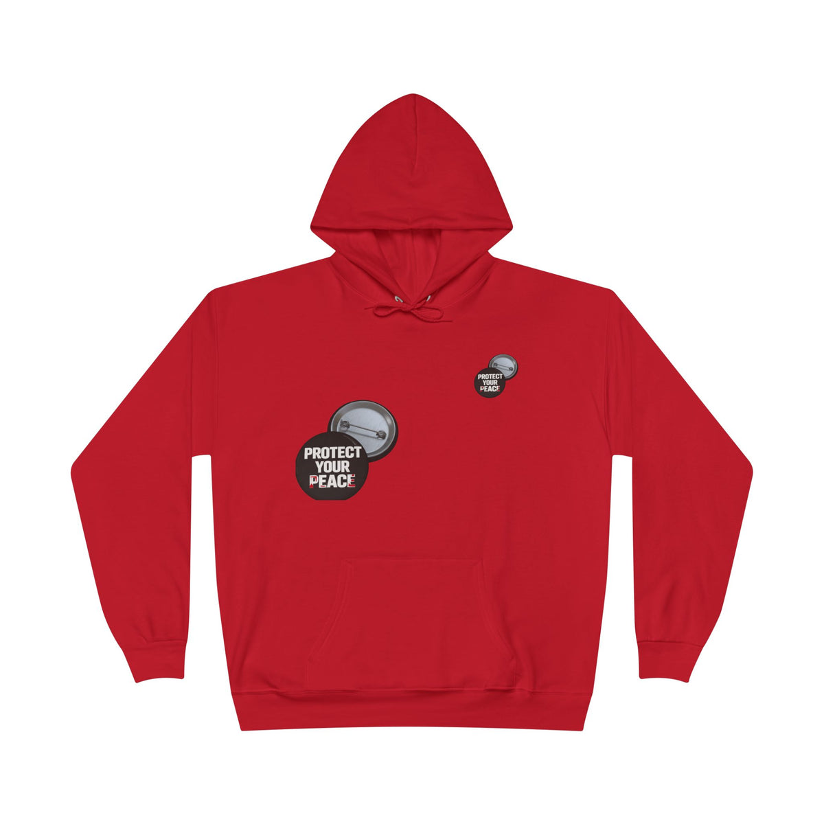 Protect Your Peace Hoodie — Minimal Badge Graphic Pullover
