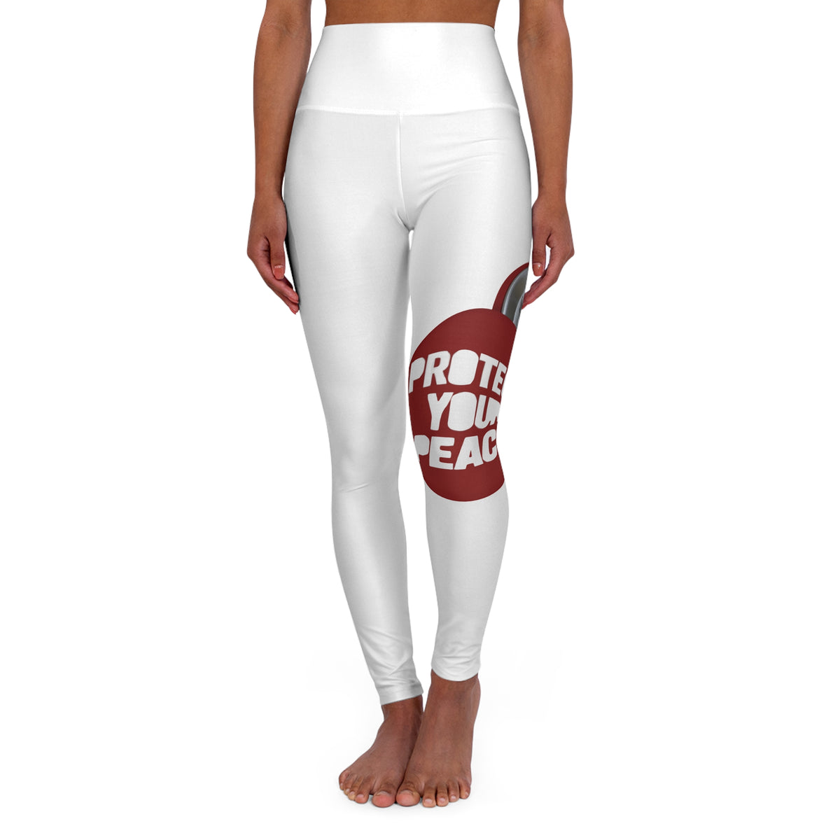 Protect Your Peace High-Waisted Yoga Leggings