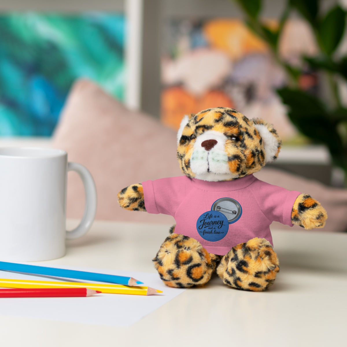 Personalized Teddy Bear with Custom Tee — Cute Plush Gift for Kids & Occasions