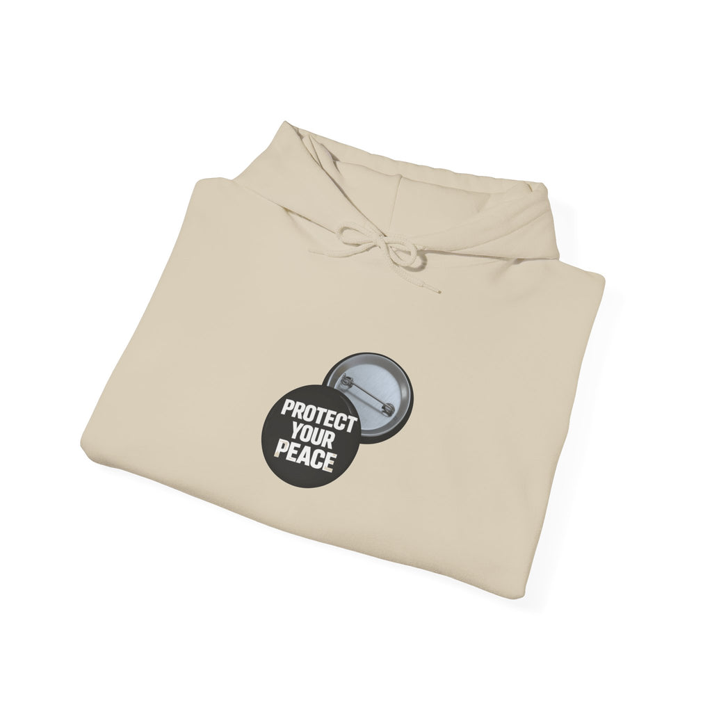 Hoodie  protect your peace  graphic design sleave and chest
