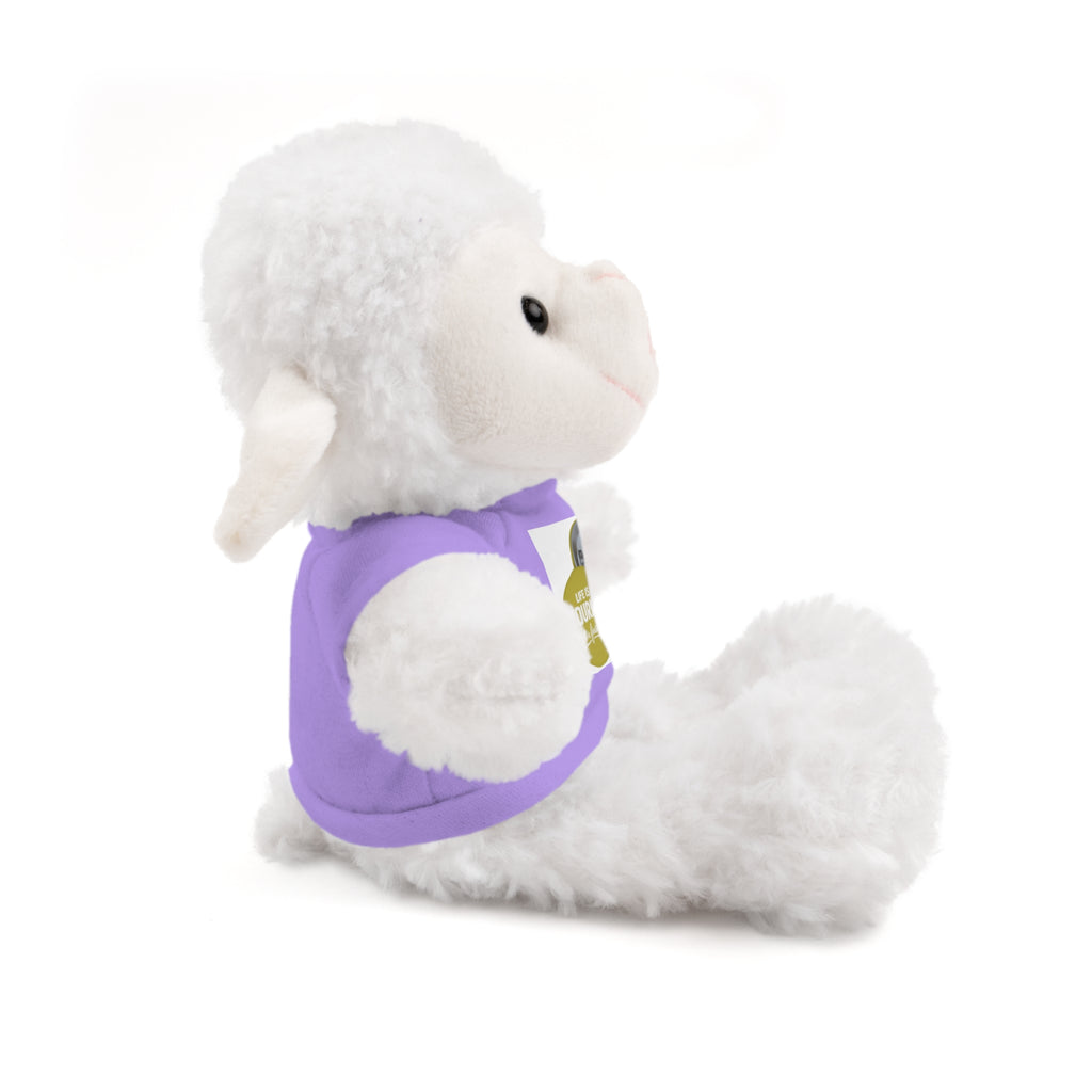 Cute Brown Teddy Bear with 'Life Is a Journey not a finish line.' Tee — Plush Gift for Kids & Travelers