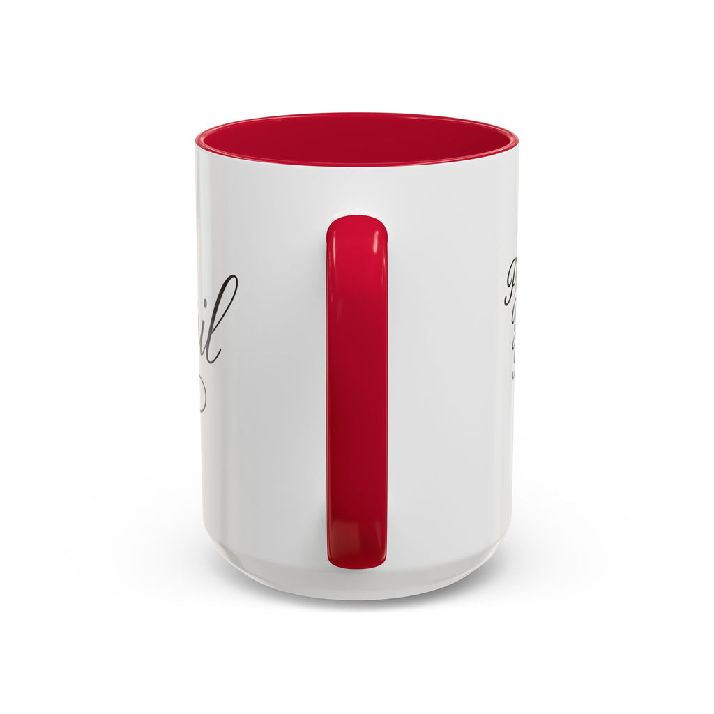 April Script Name Mug — Personalized Birthday Month Coffee Cup (11oz, 15oz)