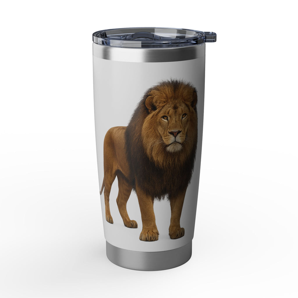 Lion Graphic Tumbler — 20oz Insulated Travel Cup