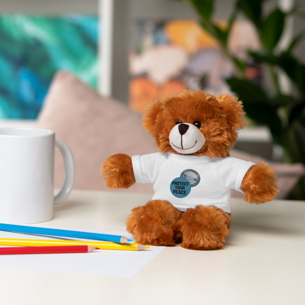 Teddy Bear — 'Protect Your Peace' Tee Plush Gift