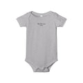 Minimal 'My Favorite' Infant Onesie – Soft White Baby Bodysuit