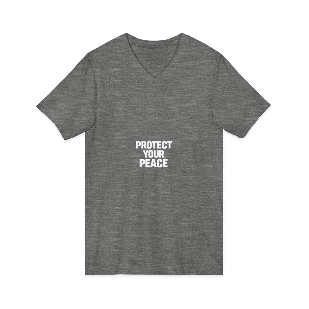 Unisex Jersey Short Sleeve V-Neck Tee