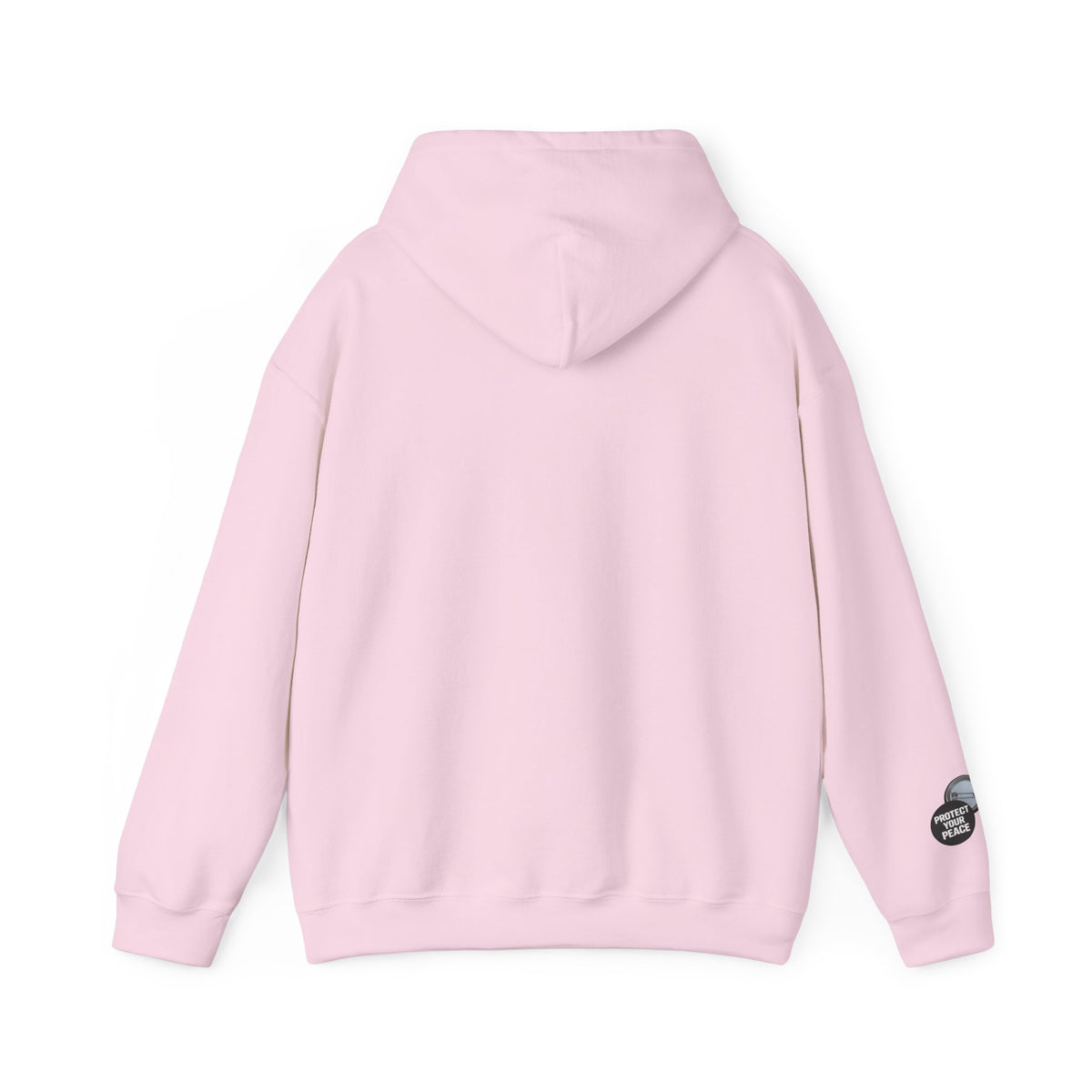 Hoodie  protect your peace  graphic design sleave and chest