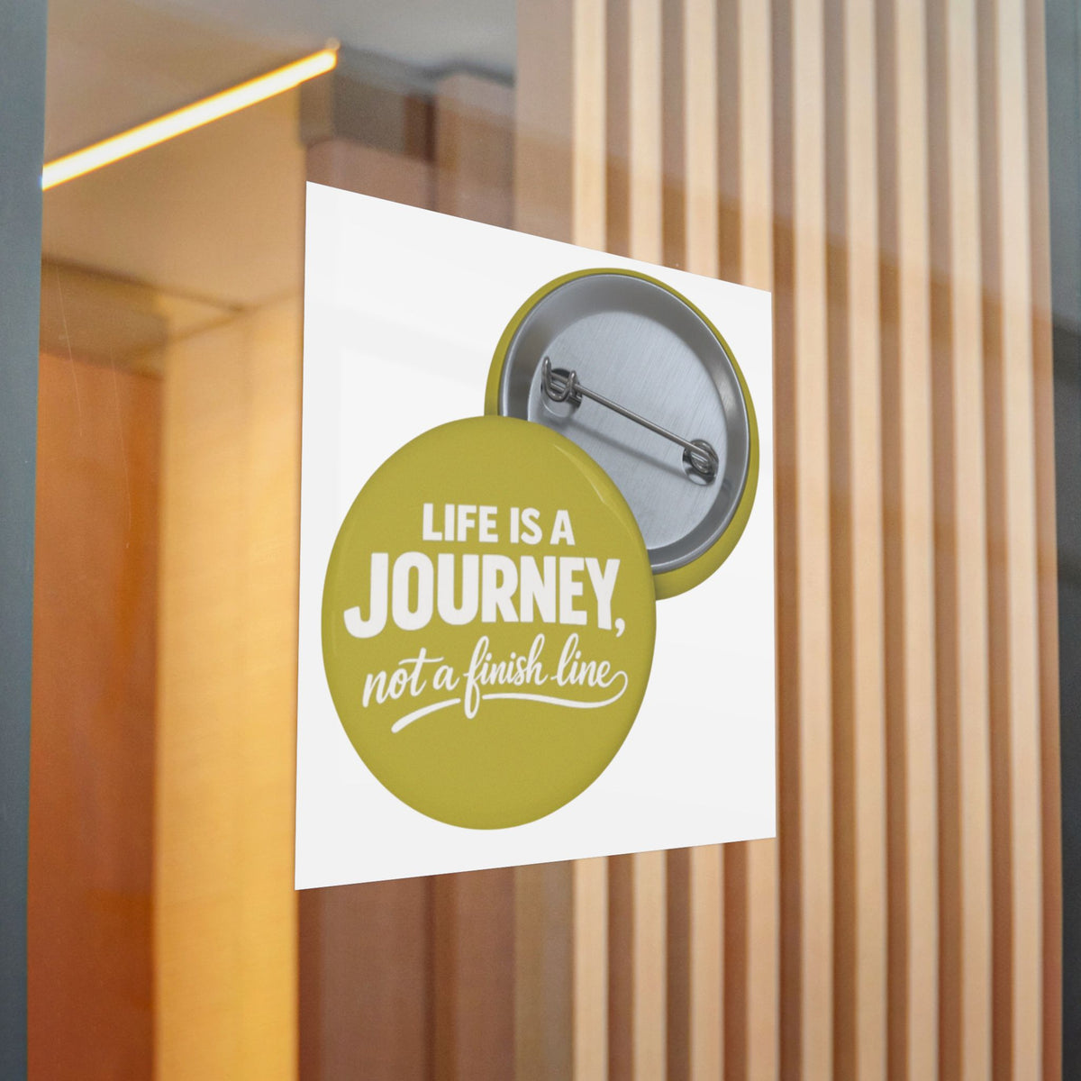 Inspirational 'Life Is A Journey, Not A Finish Line' Sticker