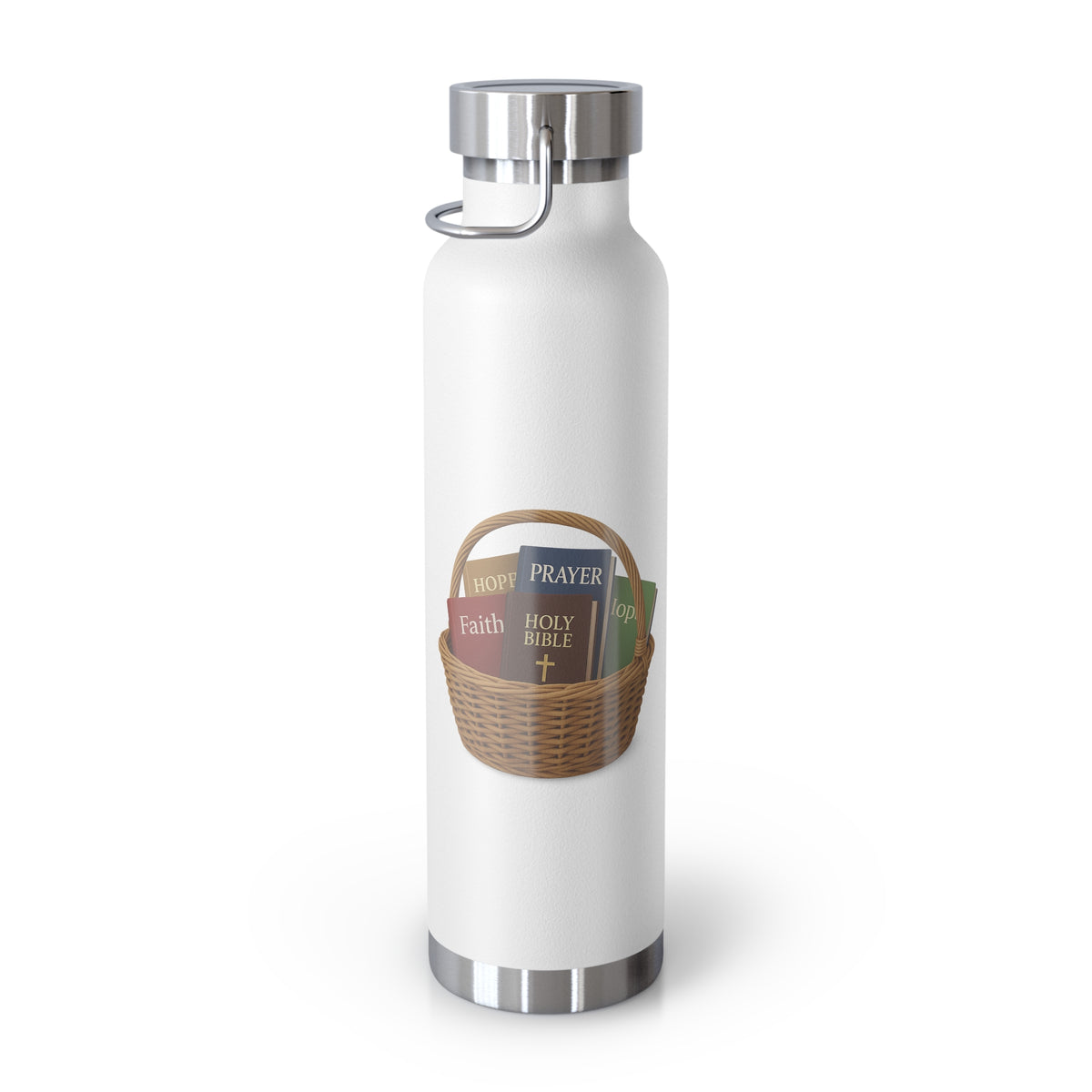 Get Wisdom 22oz Copper Vacuum Insulated Bottle — Insulated Water Bottle for Daily Hydration & Gifts