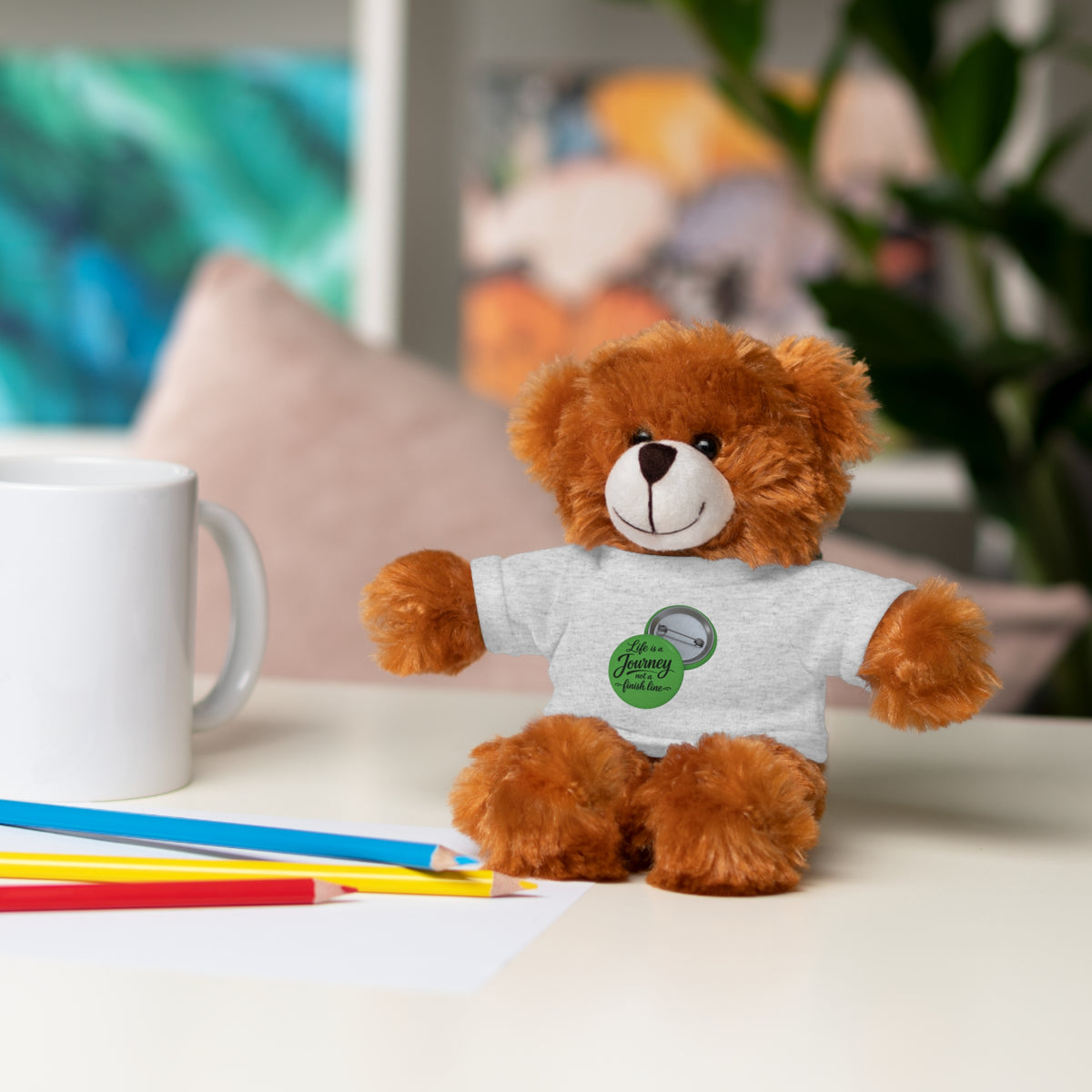 Custom T-Shirt Teddy Bear — Personalized Plush with Tee (Great for Gifts & Keepsakes)