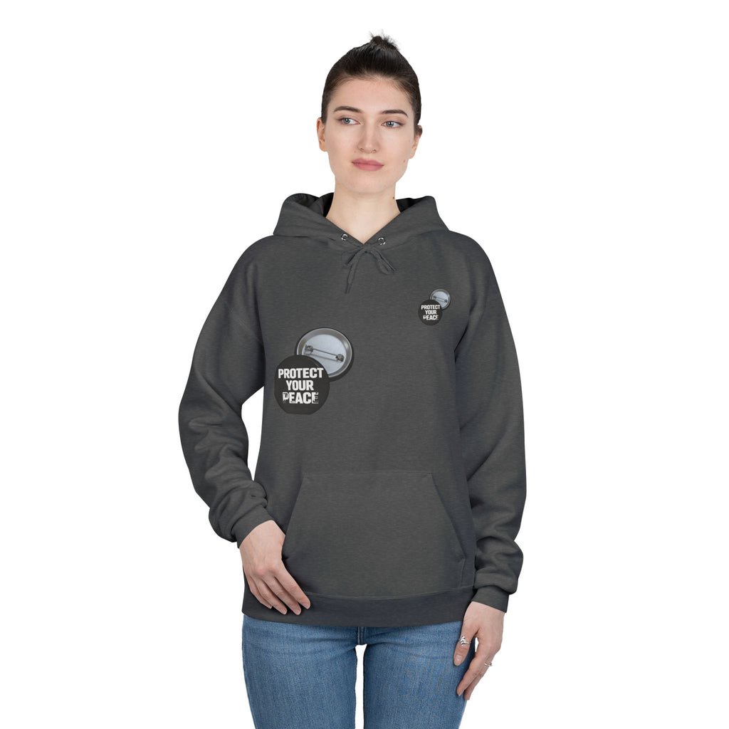 Protect Your Peace Hoodie — Minimal Badge Graphic Pullover