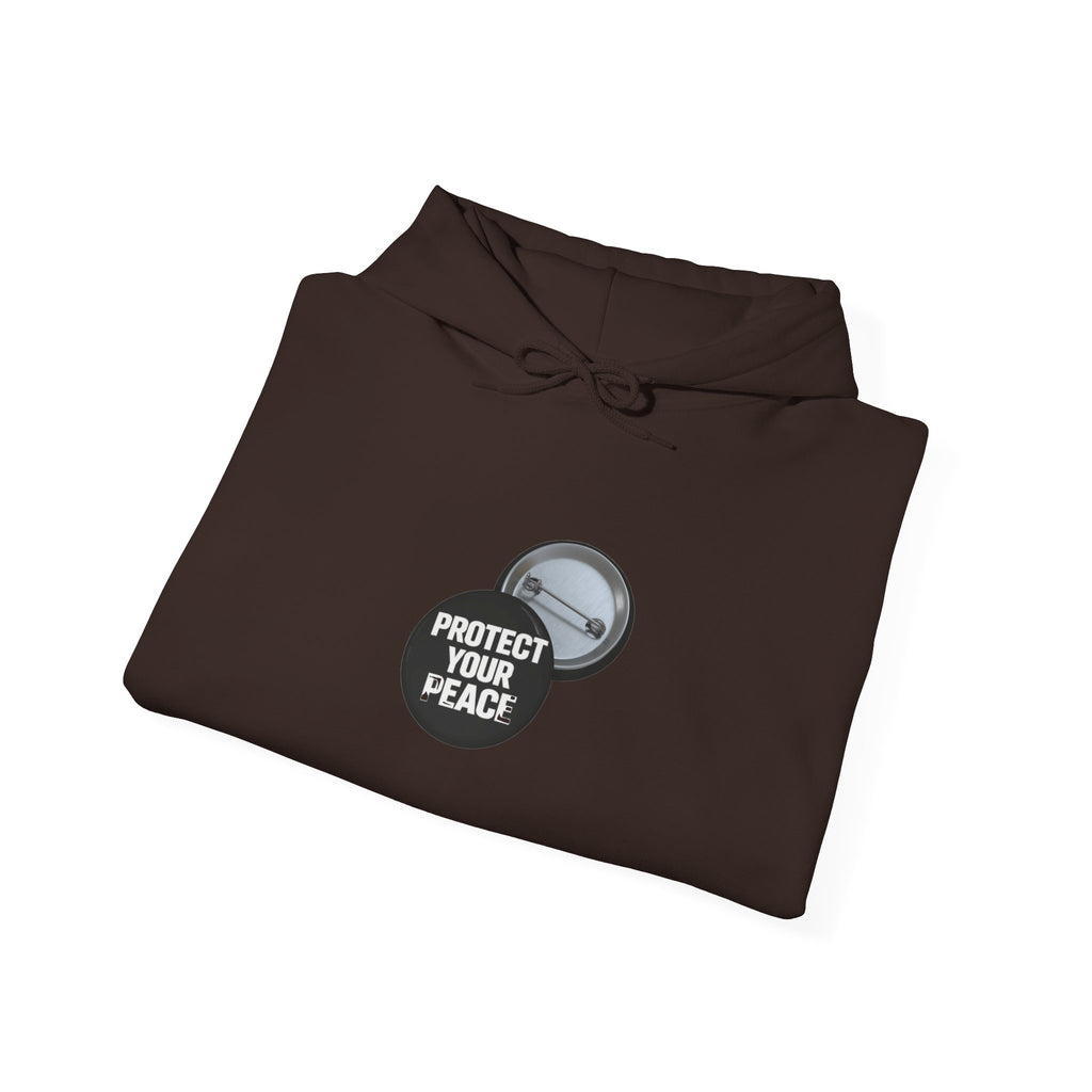 Hoodie  protect your peace  graphic design sleave and chest