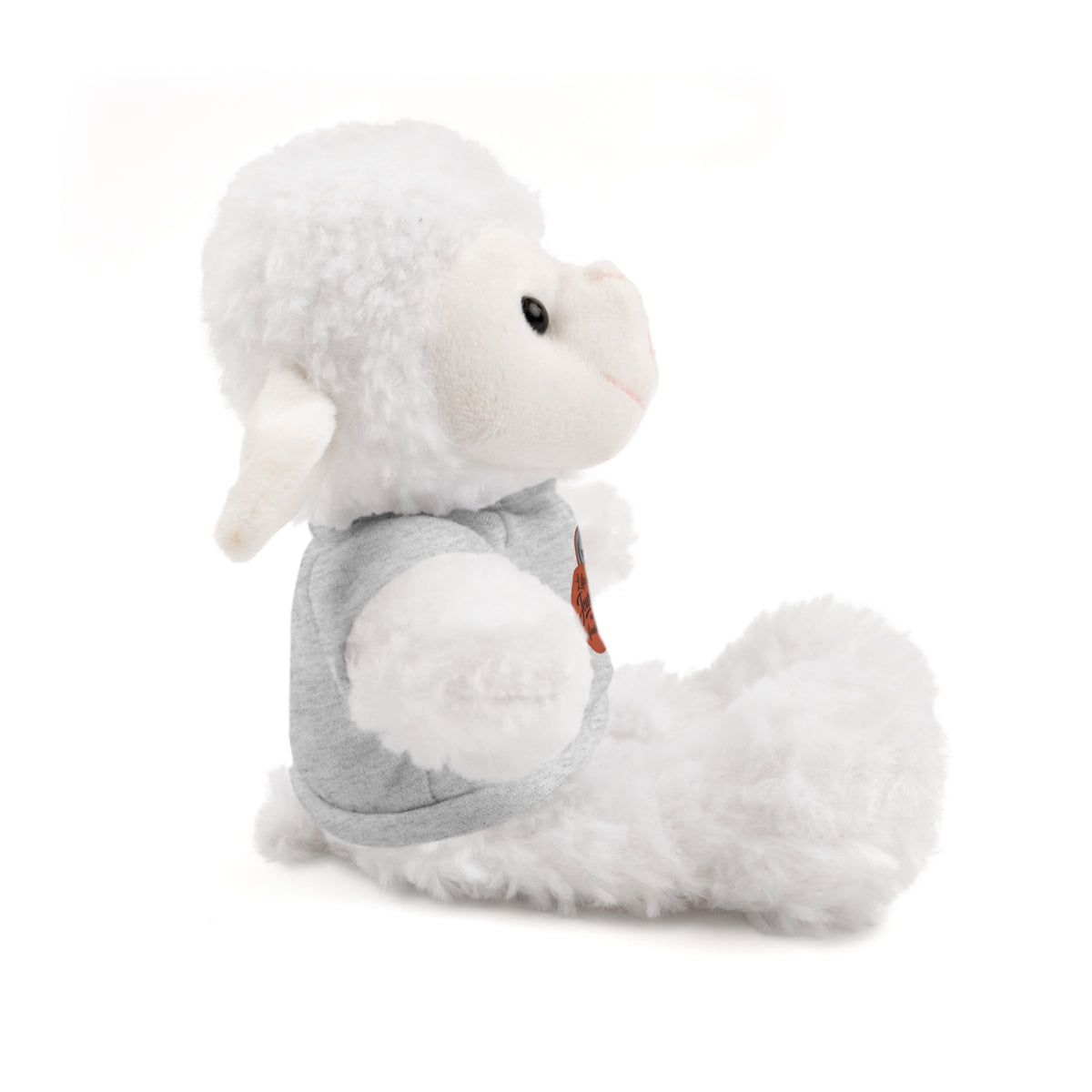 Life is a journey not a finish line. Plush Teddy Bear with Printed Tee — Cute Personalized Gift for Kids & Couples