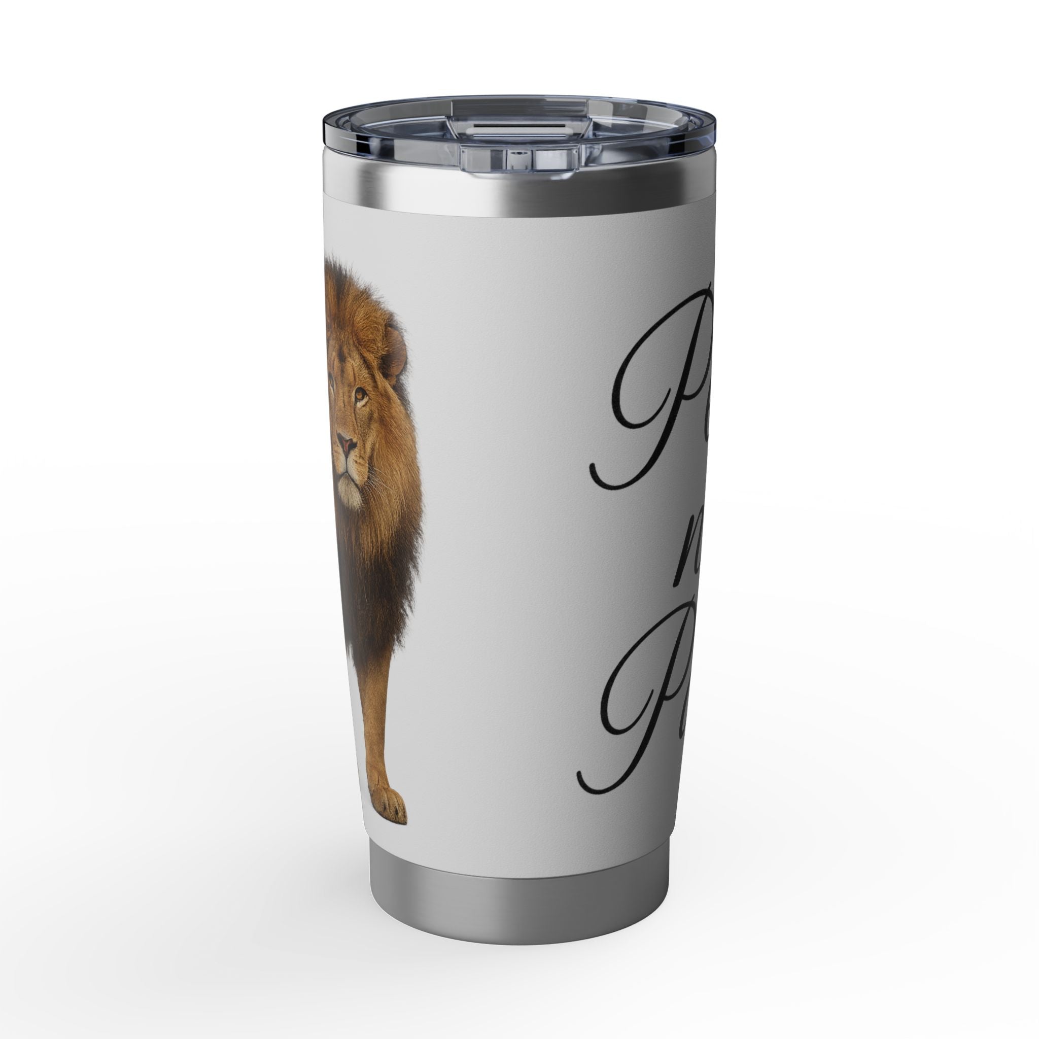 Lion Graphic Tumbler — 20oz Insulated Travel Cup