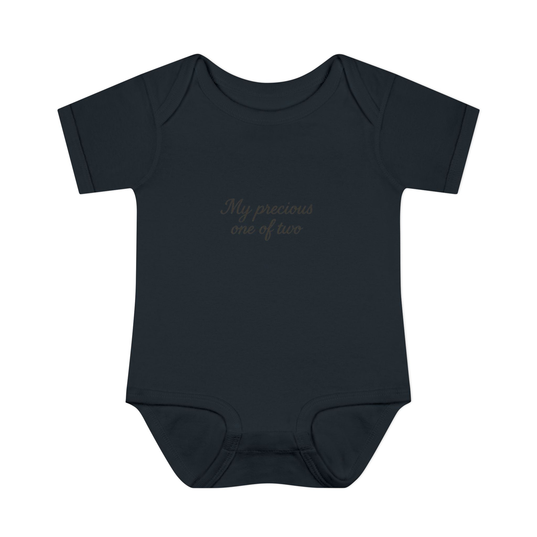 Infant Bodysuit "My Precious One of Two" – Twin Baby Announcement Onesie