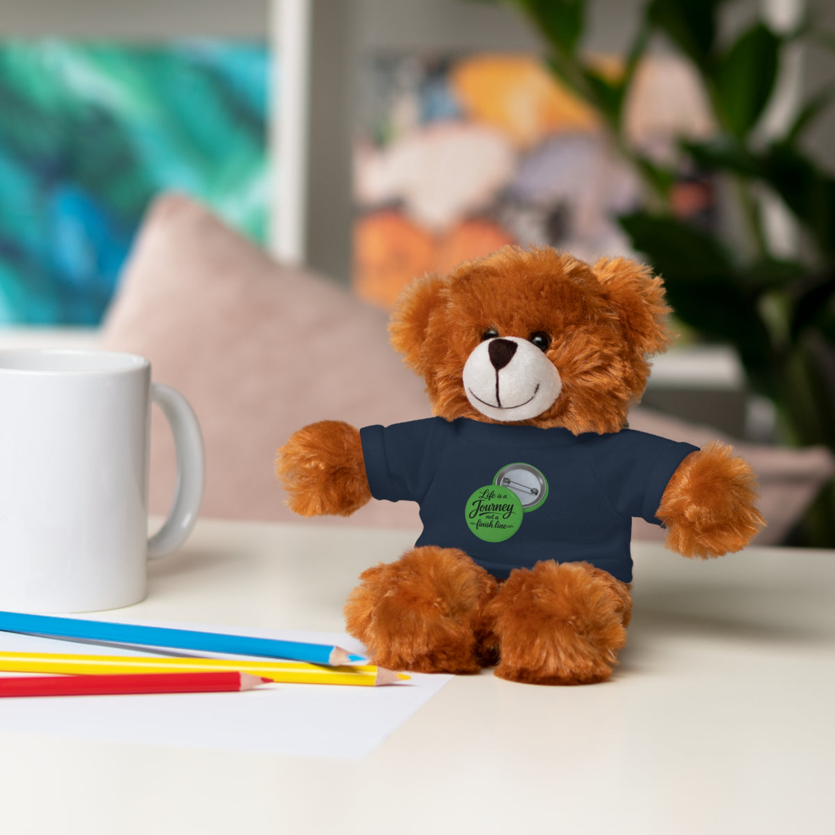 Custom T-Shirt Teddy Bear — Personalized Plush with Tee (Great for Gifts & Keepsakes)