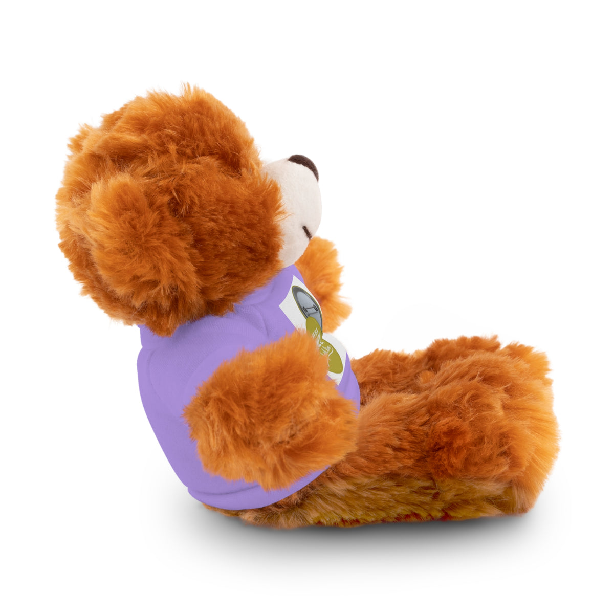 Cute Brown Teddy Bear with 'Life Is a Journey not a finish line.' Tee — Plush Gift for Kids & Travelers