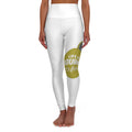 High Waisted Yoga Leggings (AOP)circular graphic design Life is a Journey not a finish line.