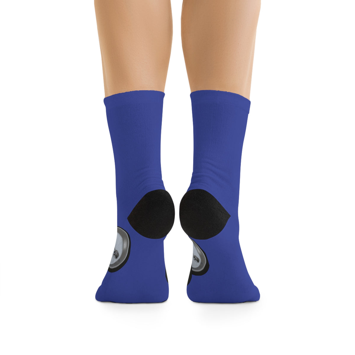 Protect Your Peace Blue Statement Socks