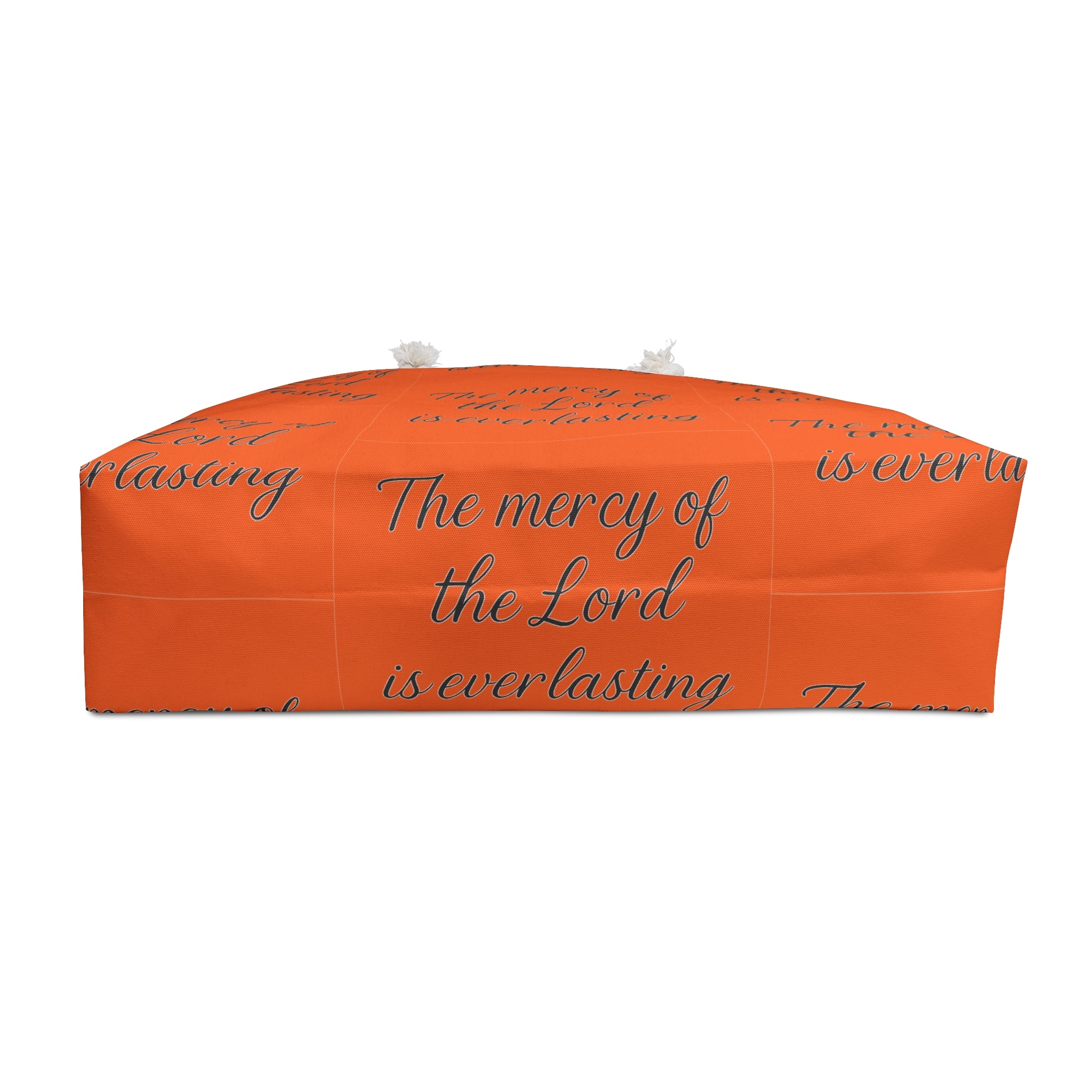 Weekender Bag – "The mercy of the Lord is everlasting" Religious Travel Tote