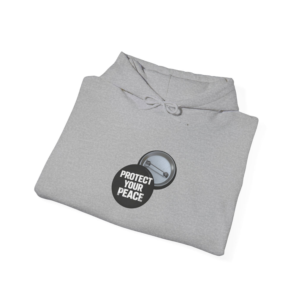 Hoodie  protect your peace  graphic design sleave and chest