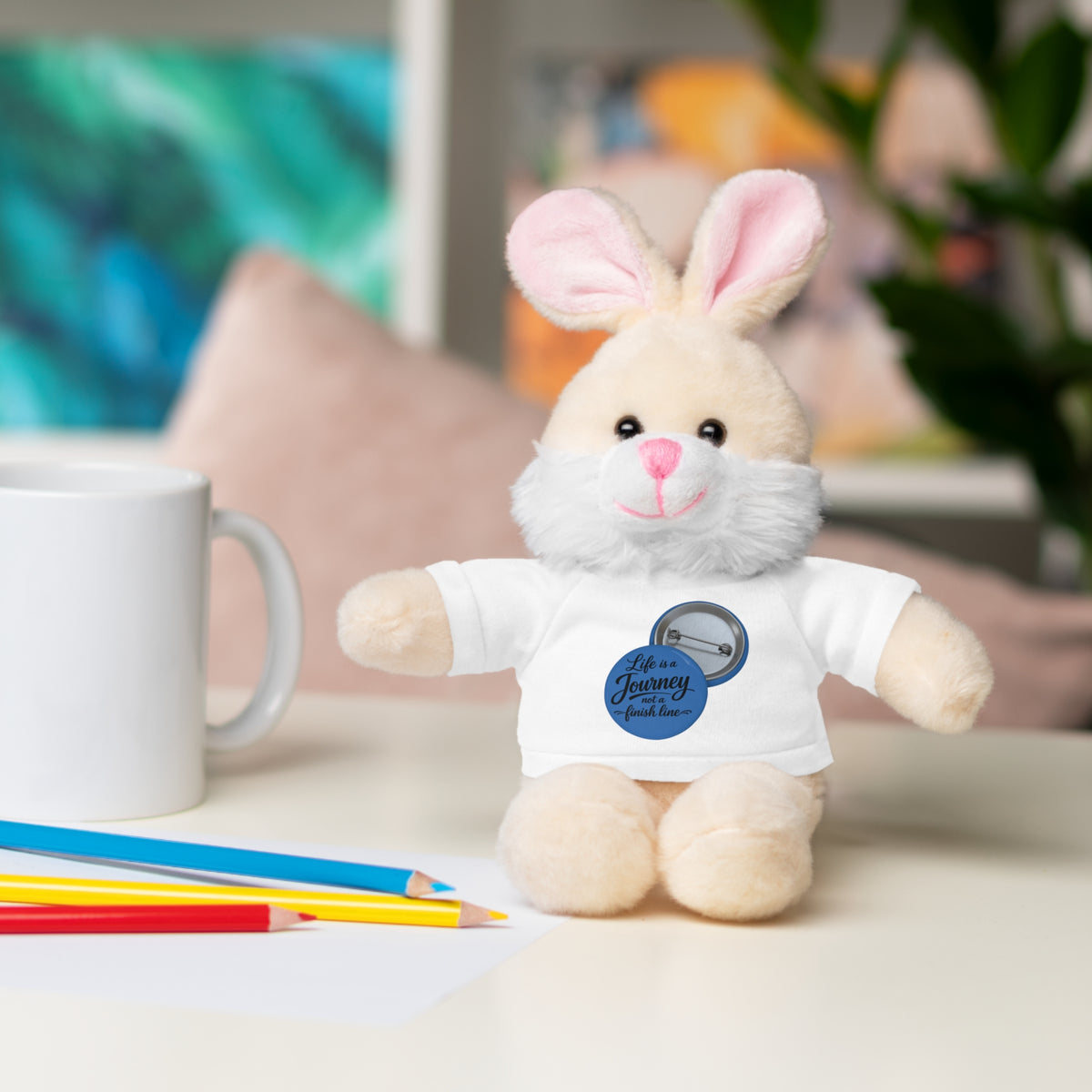 Personalized Teddy Bear with Custom Tee — Cute Plush Gift for Kids & Occasions