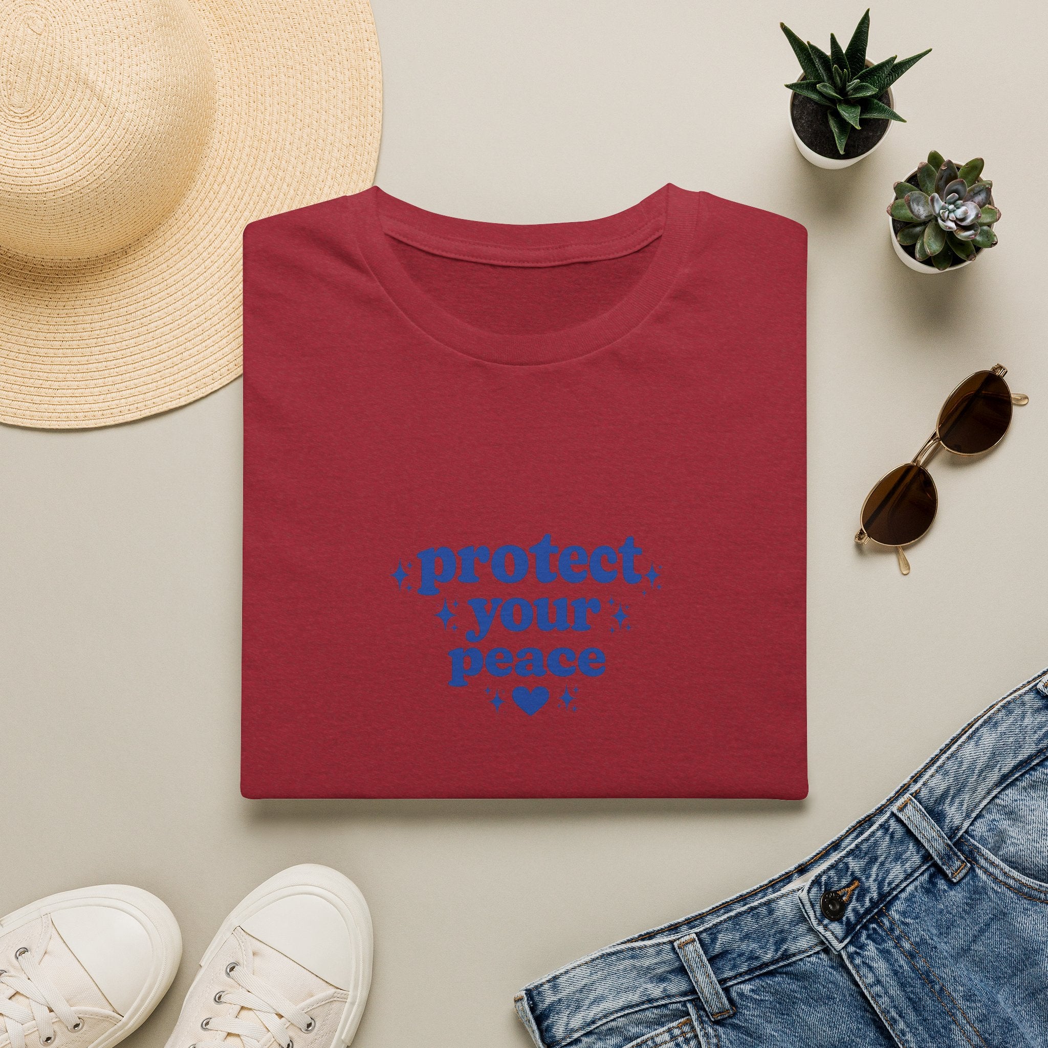 Protect Your Peace T-Shirt — Positive Self-Care Graphic Tee